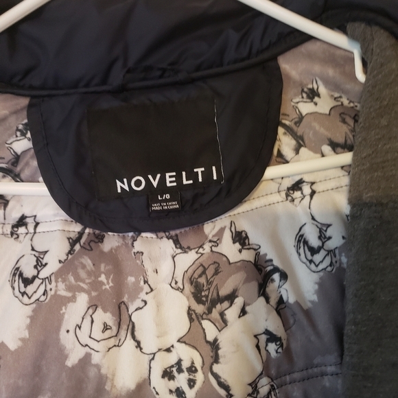 Novelti long hooded coat - Picture 10 of 10